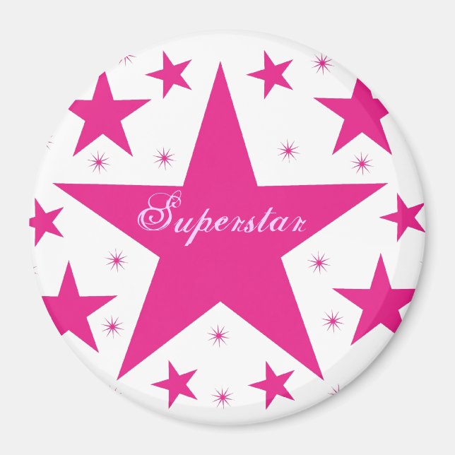 Superstar Magnet, Rosa Magnet (Framsidan)