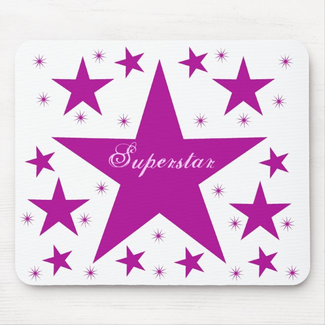 Superstar Mousepad, Lila Musmatta (Framsidan)