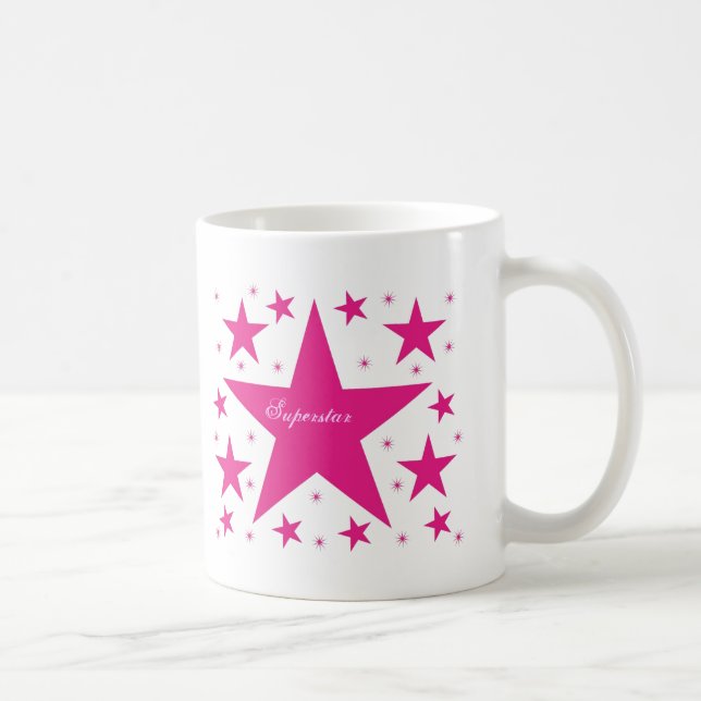 Superstar Mugg, Rosa Kaffemugg (Höger)