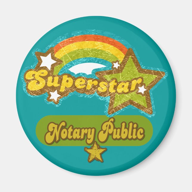Superstar Notary Public Magnet (Framsidan)