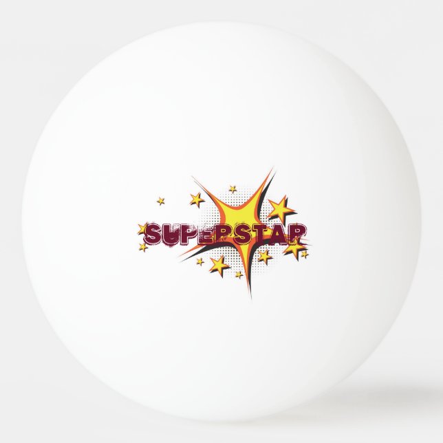 Superstar ping pingong boll (Framsidan)