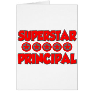 Superstar Principal Hälsningskort