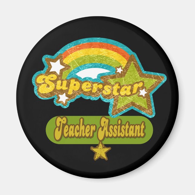 Superstar Teacher Assistant Magnet (Framsidan)