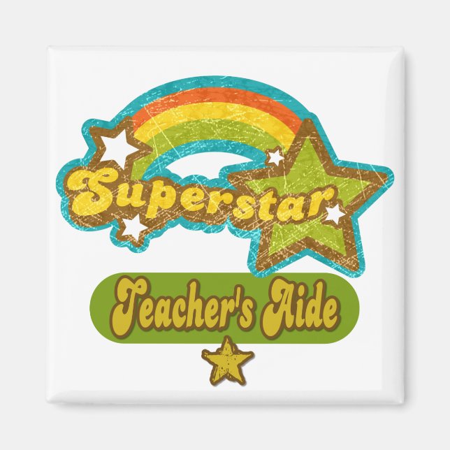 Superstar Teacher's Aide Magnet (Framsidan)