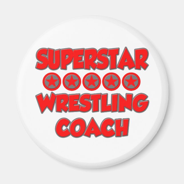 Superstar Wrestling Coach Magnet (Framsidan)