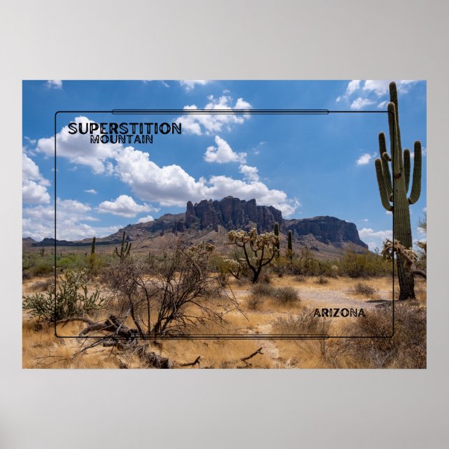 Superstition Mountain, Arizona Poster (Framsidan)