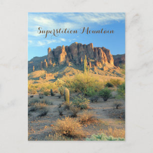 Superstition Mountain Arizona vycard Vykort
