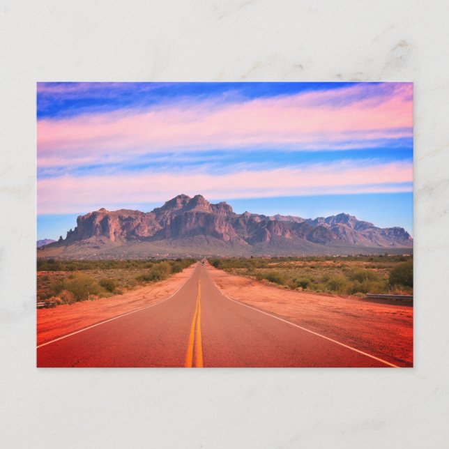 Superstition Mountain, AZ Vykort (Framsida)