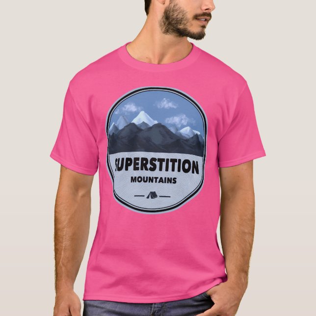 Superstition Mountains Arizona Camping Active T Shirt (Framsida)