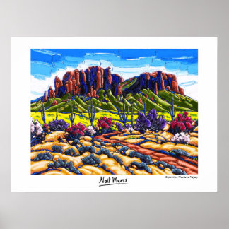 Superstition Mountains Majesty Poster