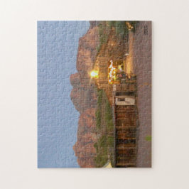 Superstitions på solnedgångpussel pussel