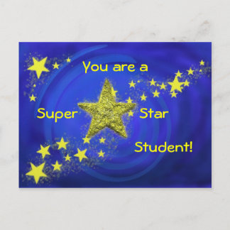 Superstjärna Vykort