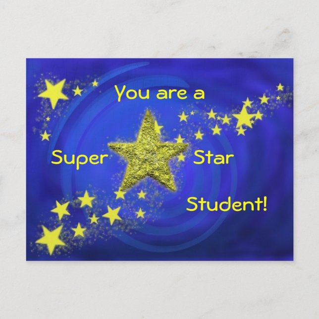 Superstjärna Vykort (Framsida)