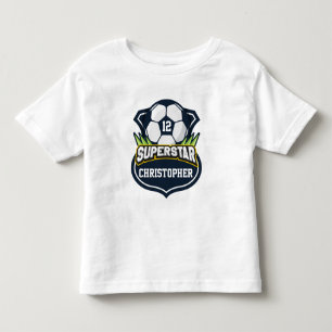 Superstjärniga fotboll Kids T Shirt