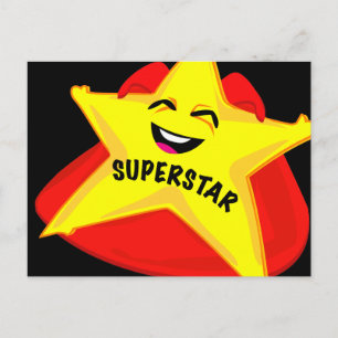 superstjärnigt humoristiskt vykort! vykort