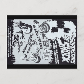 Superstjärnor på SHOCK-vykort Vykort