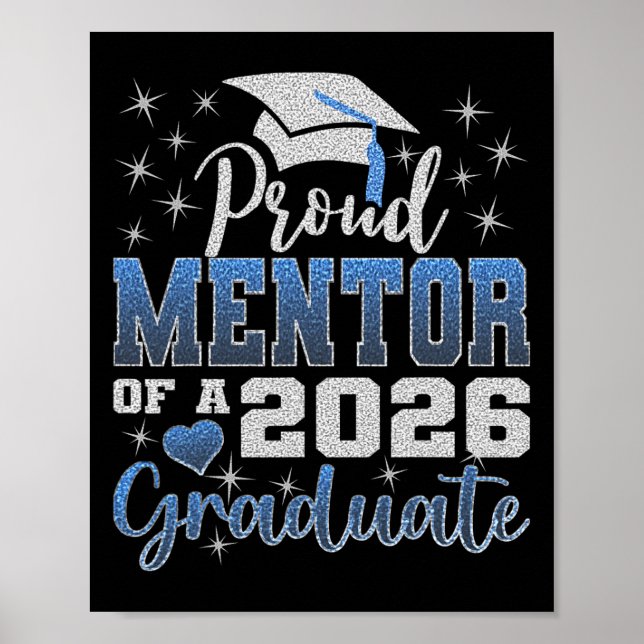 Superstolt mentor för 2026 års examen Senior Exame Poster (Framsidan)