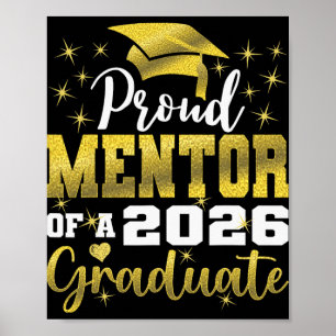 Superstolt mentor för 2026 års examen Seniorutexam Poster