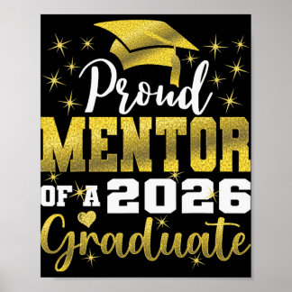 Superstolt mentor för 2026 års examen Seniorutexam Poster