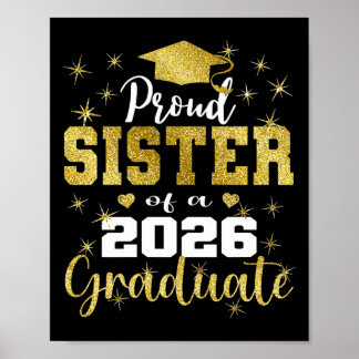 Superstolt syster till 2026 års examen Senior exam Poster