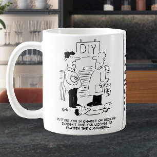 Superstore Retail Shop Worker & Shop Manager Funny Kaffemugg