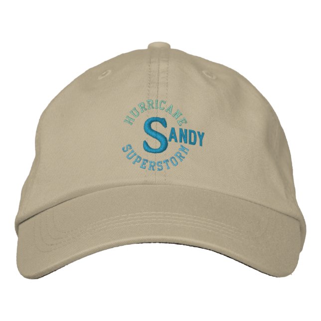 SUPERSTORM SANDY cap Broderad Keps (Framsida)