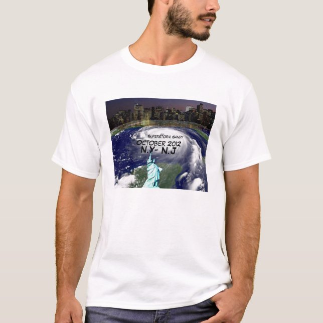 Superstorm Sandy_ Tee Shirt (Framsida)