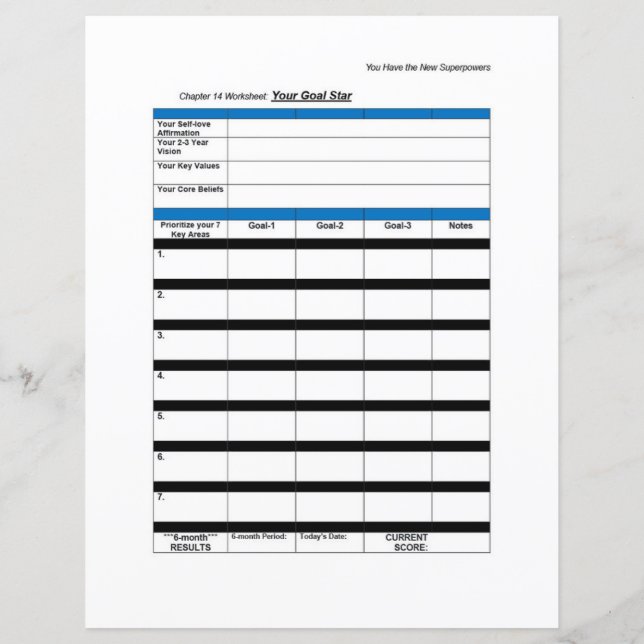 Superströmsblad: Målstjärna (Baksida)