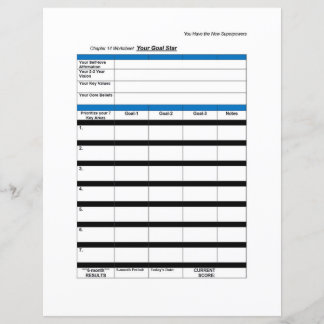 Superströmsblad: Målstjärna