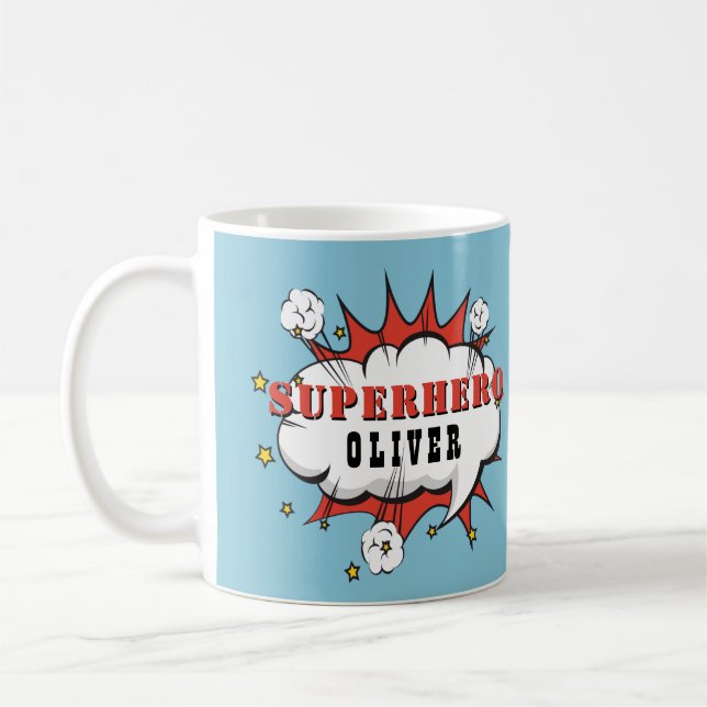 SuperTal Cloud Boy Tecknad Kaffemugg (Vänster)