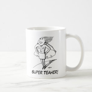 superteacher toppna Teaher! , Toppen lärare Moto… Kaffemugg