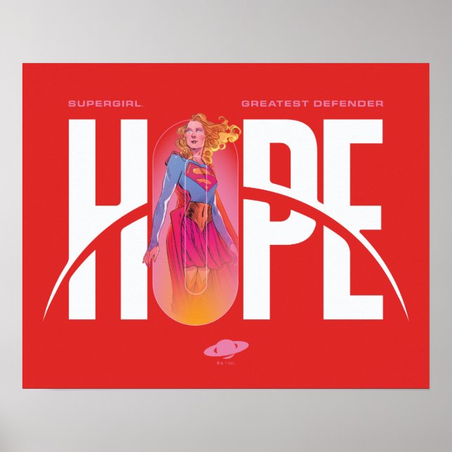 Supertjej Hopp Poster (Framsidan)