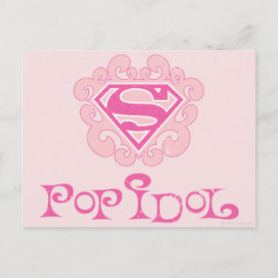 Supertjej Pop Idol Vykort