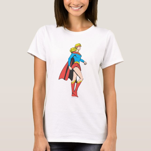 Supertjej-profil T Shirt (Framsida)