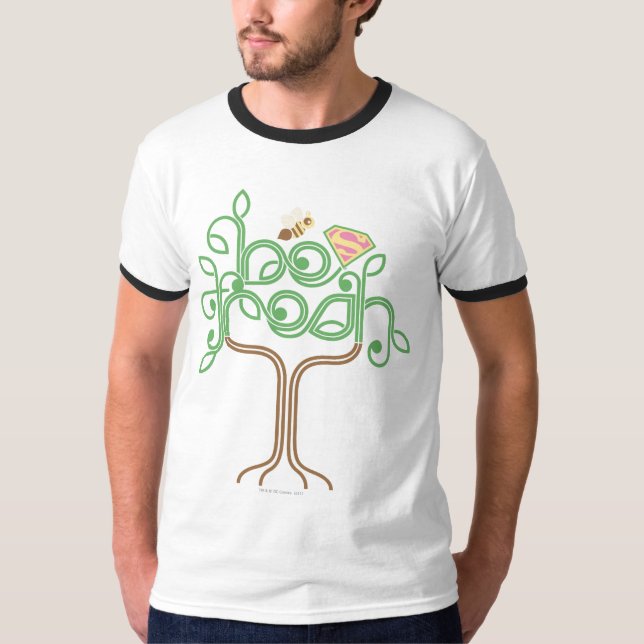 Supertjej ska vara färsk t-shirt (Framsida)