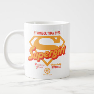 Supertjej starkare än någonsin Retro-grafik Jumbo Mugg