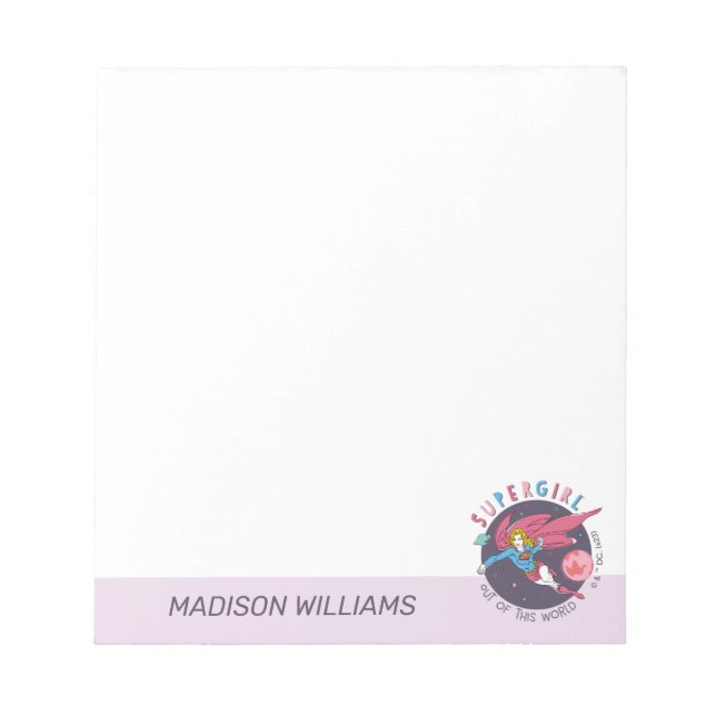 Supertjej ut ur den här nya återköpsgrafiken anteckningsblock (Framsida)