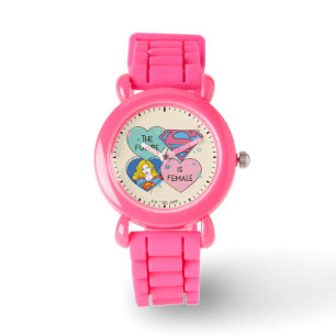 Supertjej ut ur den här nya återköpsgrafiken armbandsur