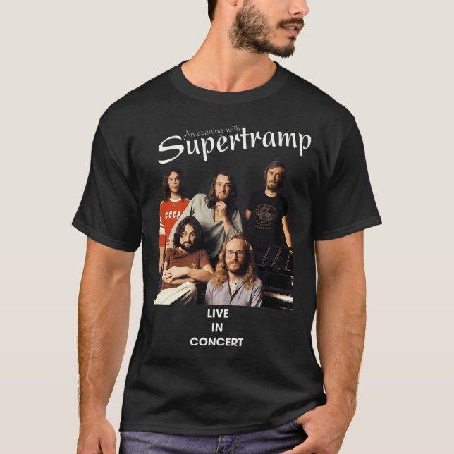 Supertramp bor i konsert t shirt (Framsida)