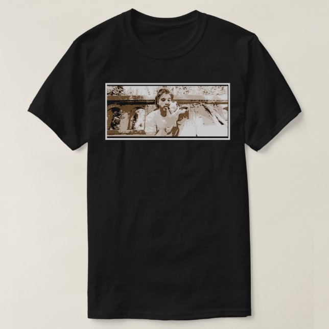 Supertramp Organic vegan-äpple in på vildens konst T Shirt (Design framsida)