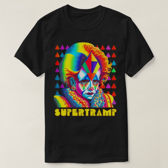 Supertramp Original Retro Stil Design 1 T Shirt (Design framsida)