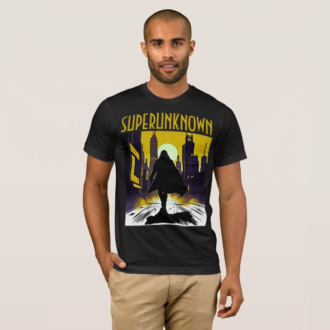 Superunknown Cyberpunk Silhouette T-Shirt (Hel framsida)