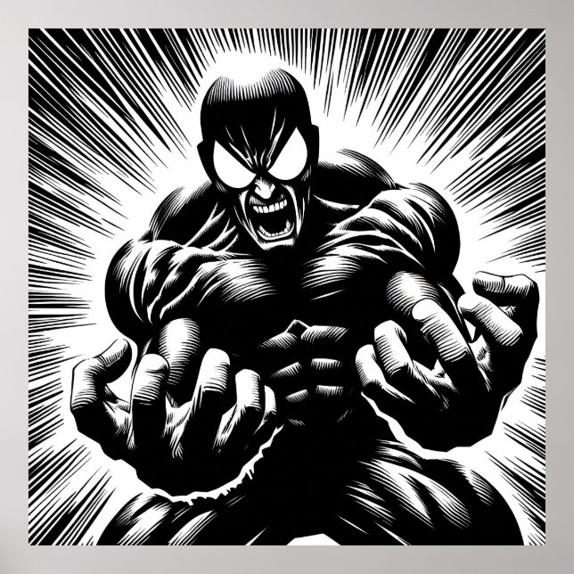 Supervillain Poster (Framsidan)