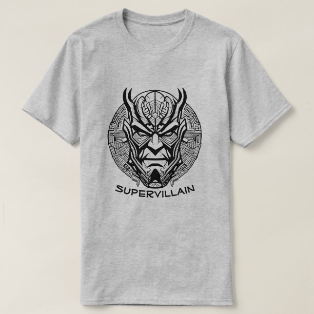 Supervillain T Shirt (Design framsida)