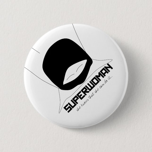 superwomanemblem knapp (Framsida)