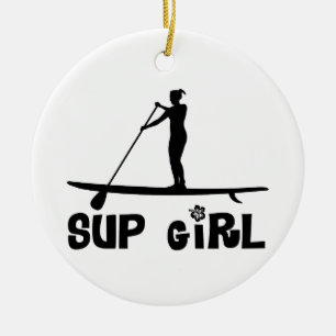 SUPflicka Julgransprydnad Keramik