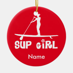 SUPflicka Julgransprydnad Keramik