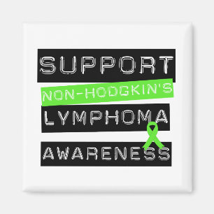 Suport non-Hodgkins lymfkörtelcancermedvetenhet Magnet