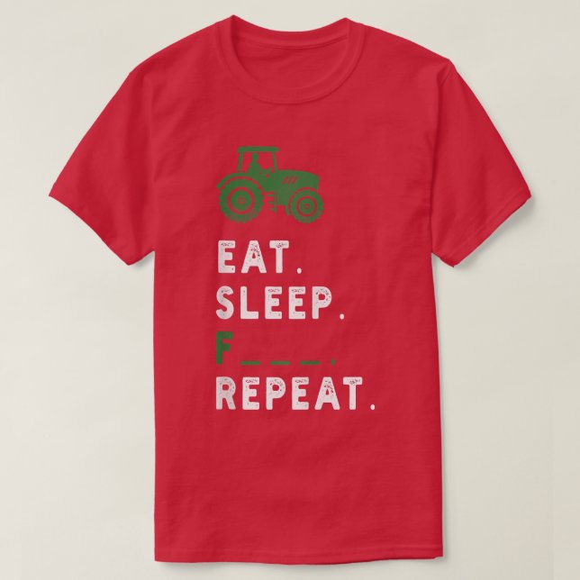 Supper Funny Farmer  T Shirt (Design framsida)