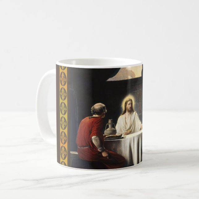 Supper vid Emmaus av Carl Bloch Kaffemugg (Framsida vänster)
